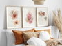 Wallity Cuadro Decorativo Enmarcado Huhu205 - 30 x 40 cm (3 Piezas)